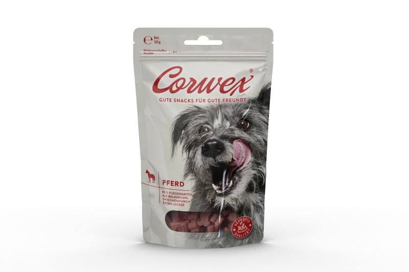 Corwex Dog SOFT Treats mit Pferd – 165 g