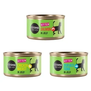 Cosma Original Kitten 6 x 85 g Mixpaket (3 Sorten)