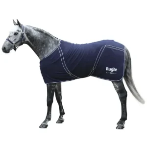 Covalliero Fleece-Pferdedecke RugBe Zeitlos 125 cm Marineblau - HaustierPro