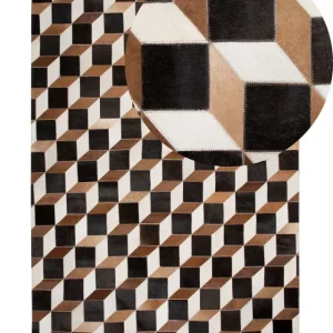 Cowhide Area Rug 140 x 200 cm Erdbraun ALPKOY - HaustierPro