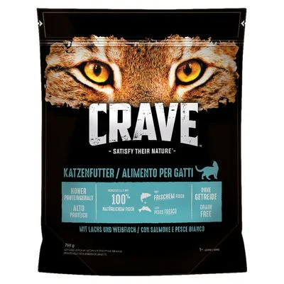 Crave mit Lachs & Weißfisch 750 g