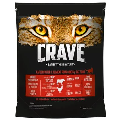 Crave mit Rind & Huhn 750 g