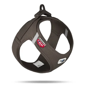Curli Clasp Vest Geschirr Air-Mesh Braun