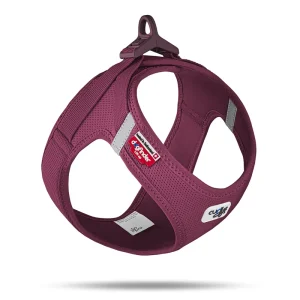 Curli Clasp Vest Geschirr Air-Mesh Ruby