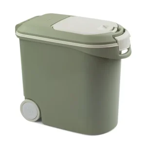 Curver Futtercontainer mit Rollen – Misty Green | 35L & 54L