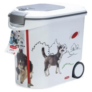 Curver Trockenfutterbehälter Hund Agility-Design: bis 12 kg Trockenfutter (35 Liter)