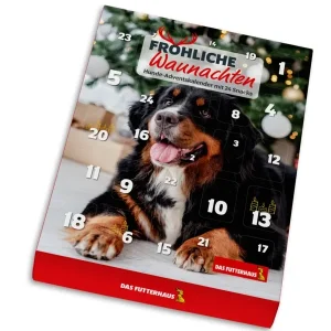 DAS FUTTERHAUS Adventskalender Hund mit 24 Snacks 300g | DAS FUTTERHAUS
