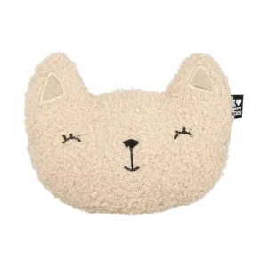 D&D Home I LOVE HAPPY CATS Tretkissen Zara wollweiß 14x11cm | DAS FUTTERHAUS