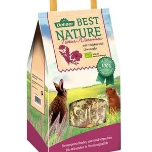 Dehner Best Nature Bio Natur-Wiesenheu, mit Hibiskus, 1 kg