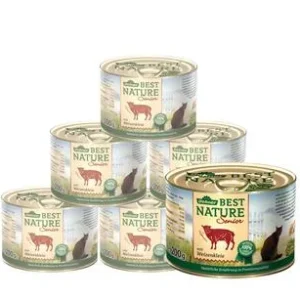 Dehner Best Nature Nassfutter für Katzen Senior, 6 x 200 g/400 g