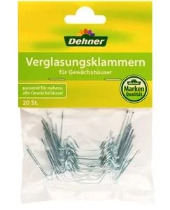 Dehner Glasfederklammern, 20 Stück | Dehner