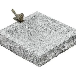 Dehner Granit-Vogeltränke, ca. B30/H7/T30 cm | Dehner