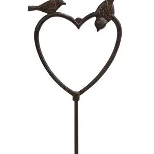 Dehner Gusseisen-Stab Vogelherz, ca. H120 cm | Dehner