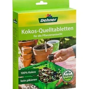 Dehner Kokos-Quelltabletten, 100 Stk. | Dehner