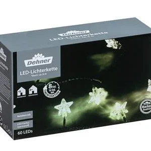 Dehner LED-Lichterkette Stern, 60 LEDs, | Dehner