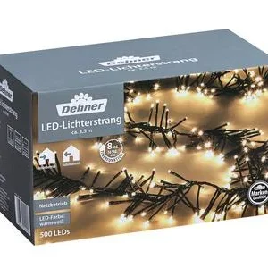 Dehner LED-Lichterstrang, 500 LEDs, warmweiß, | Dehner