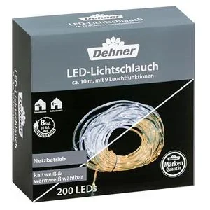 Dehner LED-Lichtschlauch, 200 LEDs, | Dehner