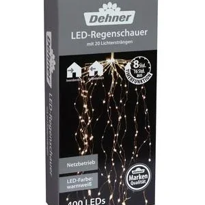Dehner LED-Regenschauer, 400 LEDs, warmweiß, | Dehner