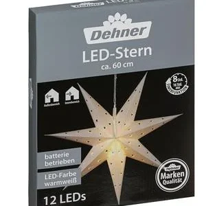 Dehner LED-Stern, warmweiß, ca. Ø60 cm | Dehner