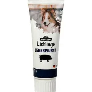 Dehner Lieblinge Hundesnack Leberwurst, 75 g