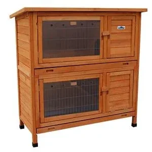 Dehner Lieblinge Kaninchenstall Original mit Wärmedämmung, ca. B114/H116/T57 cm