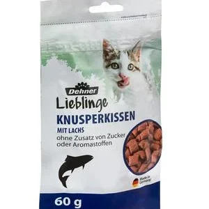Dehner Lieblinge Katzensnack Knusperkissen, 60 | Dehner