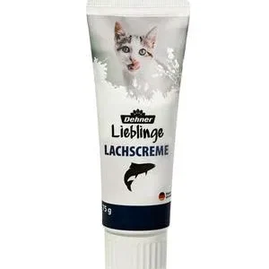 Dehner Lieblinge Katzensnack Lachscreme, 75 g