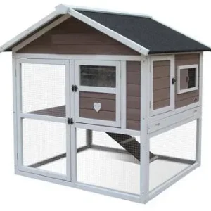 Dehner Lieblinge Nagerheim Castel, braun, ca. B106/H108/T103 cm