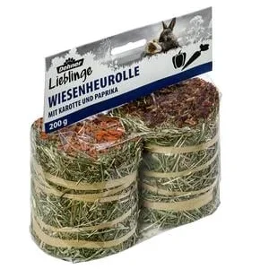 Dehner Lieblinge Wiesenheurolle mit Karotte & Paprika, 200 g