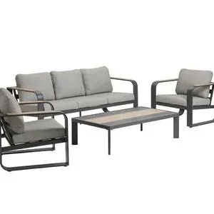 Dehner Lounge Salo, 4-teilig | Dehner