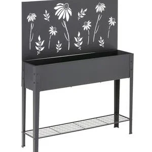 Dehner Metall-Hochbeet Bretagne, schwarz, ca. | Dehner