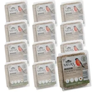 Dehner Natura Premium Wildvogelfutter Futtertafel mit Insekten, 12x300 g