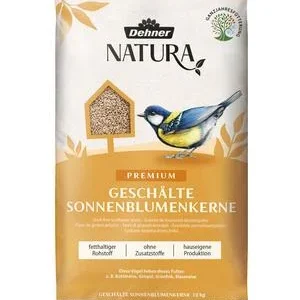 Dehner Natura Premium Wildvogelfutter Geschälte Sonnenblumenkerne