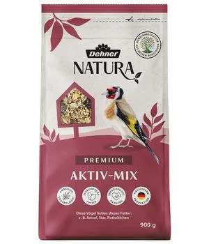 Dehner Natura Premium Wildvogelfutter Ganzjahresfutter Aktiv-Mix, 900 g