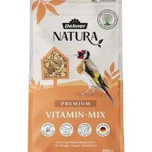 Dehner Natura Premium Wildvogelfutter Ganzjahresfutter Vitamin-Mix, 900 g
