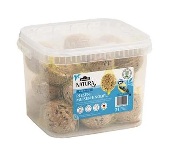 Dehner Natura Premium Wildvogelfutter Riesen-Meisenknödel, mit Netz