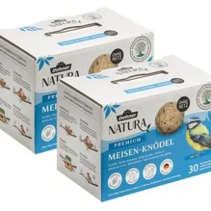 Dehner Natura Premium Wildvogelfutter Meisenknödel im Karton, ohne Netz