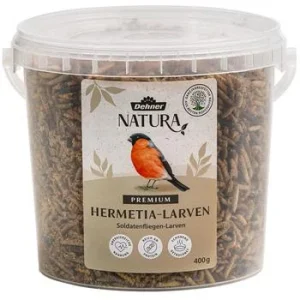 Dehner Natura Premium Wildvogelsnack Hermetia-Larven, 400 g