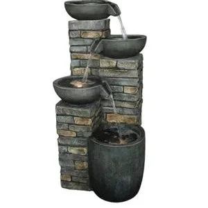 Dehner Polyresin-Gartenbrunnen Mattone, | Dehner
