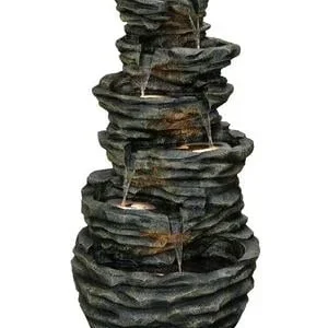 Dehner Polyresin-Gartenbrunnen Roccia, ca. | Dehner