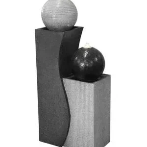 Dehner Polyresin-Gartenbrunnen Ying Yang, | Dehner