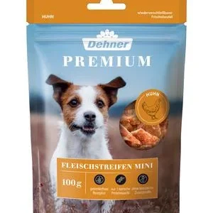 Dehner Premium Hundesnack Fleischstreifen Mini