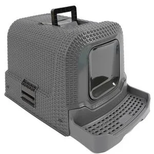 Dehner Premium Katzentoilette Jolie, grau, ca. | Dehner