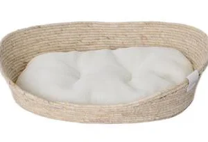 Dehner Premium Lovely Kuschelbett Tiefer Schlaf, oval