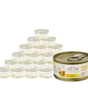 Dehner Premium Lovely Nassfutter für Katzen Bist du müde?, 24 x 70 g