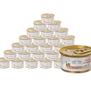 Dehner Premium Lovely Nassfutter für Katzen Darf ich dich streicheln?, 24 x 80 g