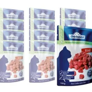Dehner Premium Nassfutter für Katzen Sensitive, 12 x 100 g
