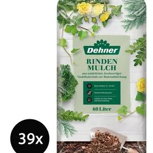 Dehner Rindenmulch fein, 39 x 60 Liter | Dehner