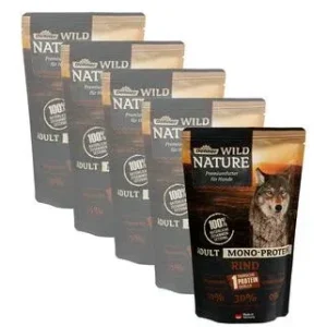 Dehner Wild Nature Nassfutter für Hunde Mono-Protein Adult, Rind