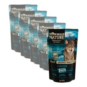 Dehner Wild Nature Nassfutter für Hunde Mono-Protein Adult, Lachs